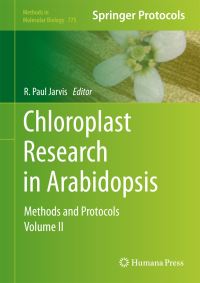 Book Cover for Chloroplast Research in Arabidopsis by R Paul Jarvis