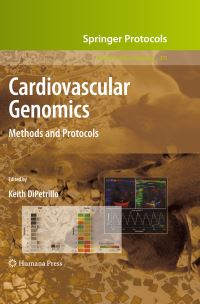 Book Cover for Cardiovascular Genomics by Keith DiPetrillo