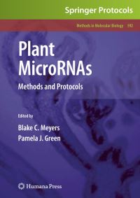 Book Cover for Plant MicroRNAs by Blake C Meyers, Pamela J Green