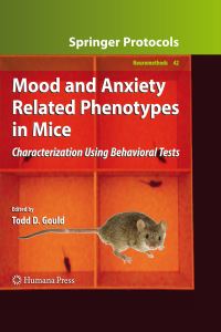 Book Cover for Mood and Anxiety Related Phenotypes in Mice by Todd D Gould