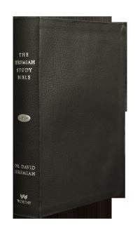 Book Cover for The Jeremiah Study Bible, NKJV: Genuine Black Leather by Dr David Jeremiah