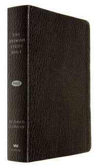 Book Cover for The Jeremiah Study Bible, NKJV: Black LeatherLuxe® W/thumb Index by Dr David Jeremiah