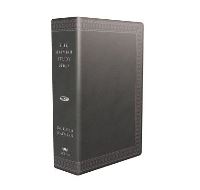 Book Cover for The Jeremiah Study Bible, NKJV: (Charcoal W/ Burnished Edges) LeatherLuxe® W/thumb Index by Dr David Jeremiah
