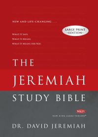 Book Cover for The Jeremiah Study Bible Large Print Edition by Dr David Jeremiah