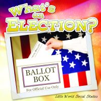 Book Cover for What's An Election? by Nancy Allen