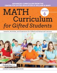 Book Cover for Math Curriculum for Gifted Students by Center for Gifted Education