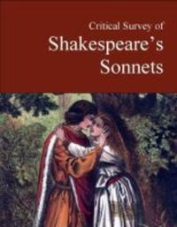Book Cover for Critical Survey of Shakespeare's Sonnets by William Shakespeare, Salem Press