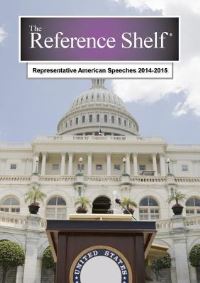 Book Cover for Representative American Speeches, 2014-2015 by 