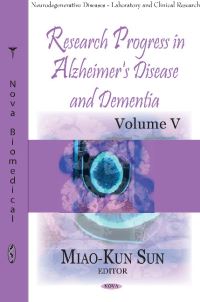 Book Cover for Research Progress in Alzheimer's Disease & Dementia. Volume 5 by MiaoKun Sun