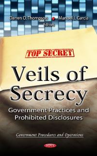 Book Cover for Veils of Secrecy by Darren O Thompson, Manuel J Garcia