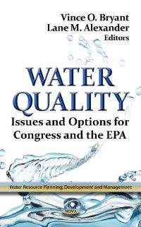 Book Cover for WATER QUALITY by Vince O Bryant, Lane M Alexander