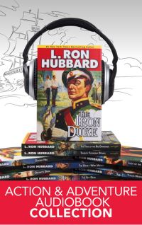 Book Cover for Action & Adventure Short Story Audiobook Collection by L Ron Hubbard