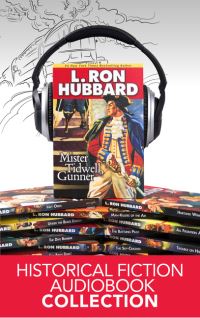 Book Cover for Historical Fiction Short Story Audiobook Collection by L Ron Hubbard