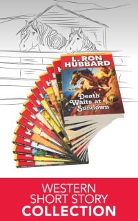 Book Cover for Western Short Story Collection by L Ron Hubbard