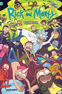 Book Cover for Rick and Morty Book Four by Kyle Starks, Tini Howard