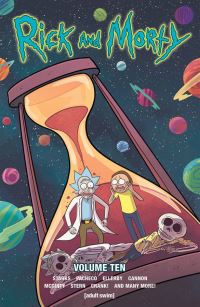 Book Cover for Rick and Morty Volume 10 by Kyle Starks, Karla Pacheco, Yana Toboso, CJ Cannon, Ian McGinty