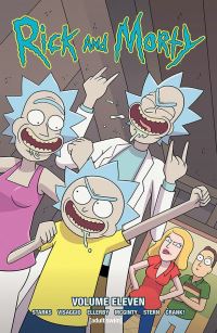 Book Cover for Rick and Morty Volume 11 by Marc Ellerby, Magdalene Visaggio, Kota Kawae