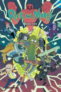 Book Cover for Rick and Morty Book Five by Kyle Starks, Magdalene Visaggio