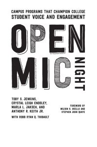 Book Cover for Open Mic Night by Toby S Jenkins
