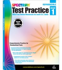 Book Cover for Spectrum Test Practice, Grade 1 by Spectrum, Carson Dellosa Education