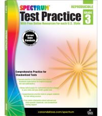 Book Cover for Spectrum Test Practice, Grade 3 by Spectrum, Carson Dellosa Education