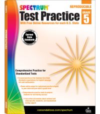 Book Cover for Spectrum Test Practice, Grade 5 by Spectrum, Carson Dellosa Education