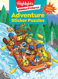 Book Cover for Adventure Sticker Puzzles by Highlights