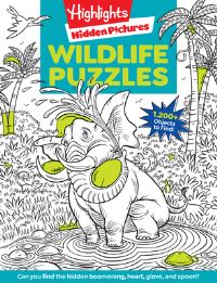 Book Cover for Wildlife Puzzles by Highlights