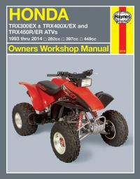 Book Cover for Honda TRX300EX, TRX400X/EX, TRX450R/ER ATV Service and Repair Manual by 