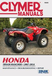 Book Cover for Honda TRX420 Rancher by 