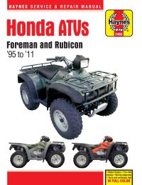 Book Cover for Honda Foreman ATV Service and Repair Manual, 1995-2011 by 