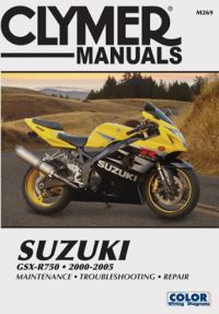 Book Cover for Suzuki GSX-R750, 2000-2005 by Ed Scott