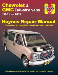 Book Cover for Chevrolet Express & GMC Savana Full-Size Petrol Vans (1996-2019) (USA) by Haynes Publishing