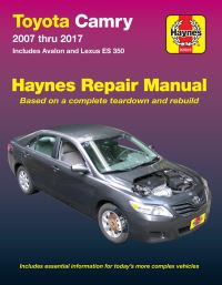 Book Cover for Toyota Camry & Avalon & Lexus ES 350 (2007-2017) (USA) by Haynes Publishing