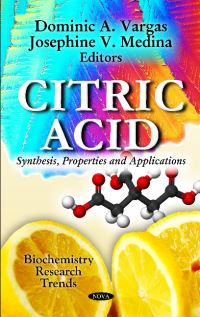 Book Cover for Citric Acid by Dominic A. Vargas, Josephine V. Medina