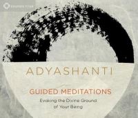 Book Cover for Guided Meditations by Adyashanti
