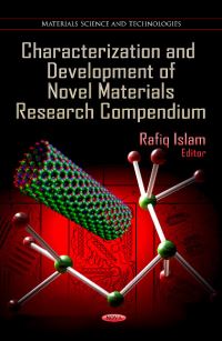 Book Cover for Characterization and Development of Novel Materials Research Compendium by Rafiqul Islam