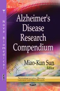 Book Cover for Alzheimer's Disease Research Compendium by MiaoKun Sun