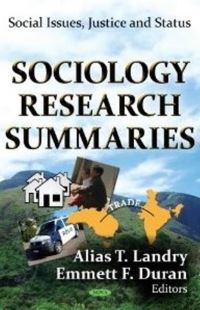 Book Cover for Sociology Research Summaries by Alias T Landry, Emmett F Duran