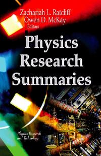 Book Cover for Physics Research Summaries by Zachariah L Ratcliff, Owen D McKay