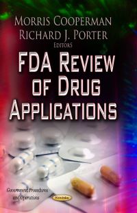 Book Cover for FDA Review of Drug Applications by Morris Cooperman, Richard J Porter