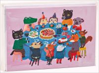 Book Cover for Dinner With Friends Big Notecard Set by 