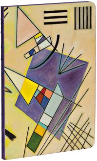 Book Cover for Black and Violet by Vasily Kandinsky A5 Notebook by 
