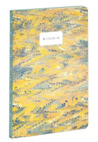 Book Cover for Florentine Yellow A5 Notebook by 