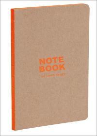 Book Cover for Kraft and Orange A5 Notebook by 
