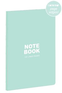 Book Cover for Pastel Mint A5 Notebook by 