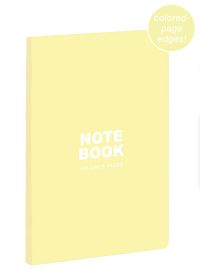 Book Cover for Pastel Yellow A5 Notebook by 