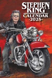 Book Cover for 2025 Stephen King Calendar by Dave Hinchberger