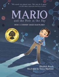 Book Cover for Mario and the Hole in the Sky by Elizabeth Rusch