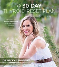 Book Cover for The 30-Day Thyroid Reset Plan by Becky Campbell